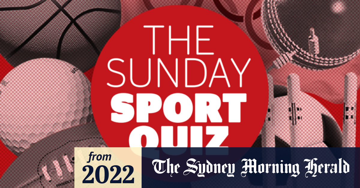 The Sunday Sport Quiz general knowledge questions, trivia about sport